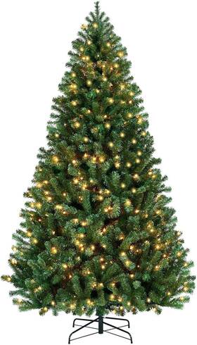 1480 Seasonal Expressions 681129151141 7.5 Ft. Premium Tips Extra Full Spruce Artificial Holiday Christmas Tree Fo