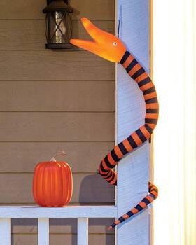 Seasons 190842386032 Disney The Nightmare Before Christmas Light Up Giant Snake Full Size Poseable