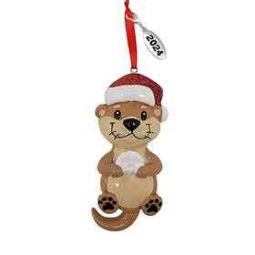 Second Walnut 065005151633 River Otter Christmas Ornament Includes A Current Year Hang Tag And Gift Bag