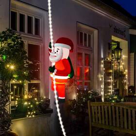 Ygl01 Senlukit Christmas Inflatables Decorations Outdoor 2.7ft Climbing Santa Claus With 9.8