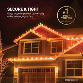 Sewanta 717969092853 All-purpose Holiday Light Clips Set Of 200 Christmas Outdoor