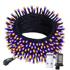 Bd-300-l-p Shenzhen Shi Yu Photoelectric Technology Co. Ltd O-c Christmas Outdoor Lights 300led 100ft Twinkling Purple And Orange