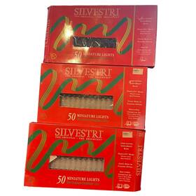 Silvestri 000525864415 3 Set Vintage Christmas Brightest 100 Miniature 101 String Light