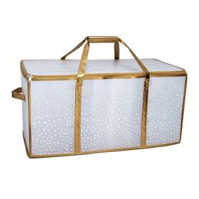 9031-gold Simplify 128 Count Organizer Christmas Ornament Storage Dimensions 26.4 Inch X 13.5 13