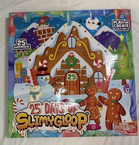 Hgp50101 Slimygloop Christmas Advent Calendar 25 Surprises Slimysand Mixy Squish Toys