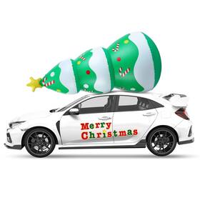 Iu-sosation-3653 Sosation Inflatable Christmas Tree Car Decorations With Merry Magnet Trunk O