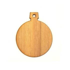 Soto Laser Cutting 680063473128 25 Wood Christmas Ornaments Blanks Round 3/16 Inch Thick Select Size 8