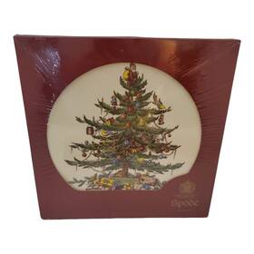 Spode 091190021963 Christmas Tree Casserole Stand 10 Inch Acrylic Trivet Factory Sealed