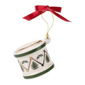 4014911 Spode Christmas Tree Drum Ornament Elegant Hanging Decoration For Trees