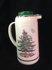 Spode Christmas Tree Coffee Tea Thermal Carafe Vacuum Thermos Hot