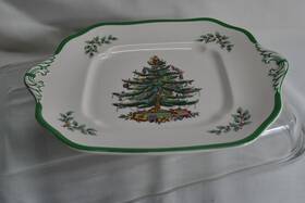 S3324-b Spode Christmas Platter New England Collection. 11x9.5
