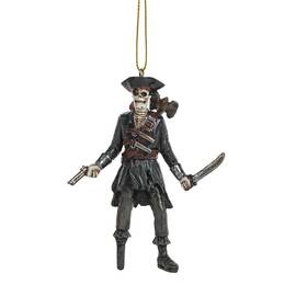 Spooky Thru Noel Collection 850020483877 Ghost Pirate Skeleton Skull Christmas Halloween Tree Ornament