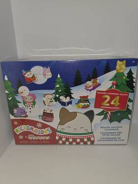 Squishmallows Sqmm0225 Deluxe Holiday Advent Calendar 24pcs Christmas With Plush Toy Nib