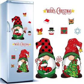 Magnets-33 Sratte Christmas Refrigerator Magnets Gnome Fridge Car Garage Door St