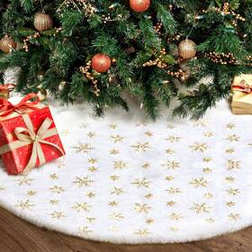 Ctr-01 Srise Christmas Tree Skirt 36 Inch Holiday Part Decorations For Wh