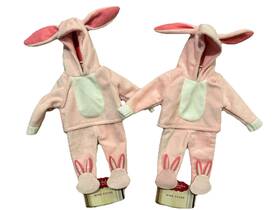 St. Nicholas Square 400696710281 A Christmas Story Pink Bunny Ralphie Wine Cover 14 Inch Lot Of 2