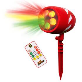 Star Shower 445054352324 Slide Show Christmas Led Holiday Projector W Remote As-seen-on-tv Multi Color