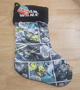 Star War 193849059671 New 18 Inch Wars Comic Christmas Holiday Stocking