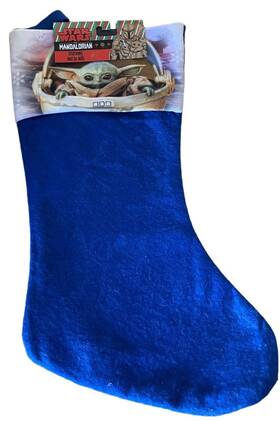 252204 Star Wars The Mandalorian Baby Yoda Christmas Felt Hanging Stocking 13 Inch