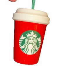 Starbucks 762111156129 Florida Usa State Coffee Red Mug 2016 Christmas Ceramic Ornament