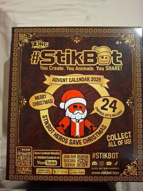 Stikbot 008983055185 Advent Calendar Christmas Countdown Hero Save With Exclusiv