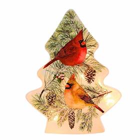 Bcc0263 Stony Creek Christmas Cardinals Pre-lit Jar Birds Lights Indoor Winter
