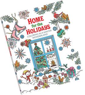 Strendier 781680529982 Christmas Coloring Book For Adults Home The Holidays - In A W Inch
