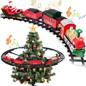 8511c Sugolis Christmas Train Set For Around The Tree Toys Toddlers With Luxury T