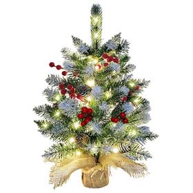 Sutr-55 Suigreoy Small Christmas Tree 22 Inches Artificial Tabletop With 50 Li