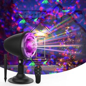 Sunbox 791386789428 Christmas Lights Projector Outdoor Holiday Water Wave Aurora