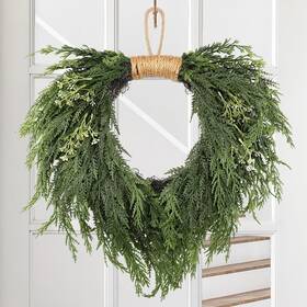 Lic-suncalla-3132 Suncalla Christmas Norfolk Pine Wreath 16 Inch For Front Doo