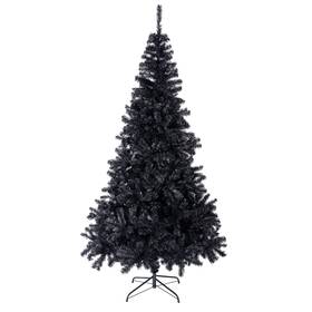 Sunnyglade 619988607462 4 Ft Halloween Black Premium Artificial Christmas Tree 400 Tips Ea