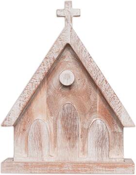 Sunset Vista Designs 840041431162 Christmas And Holiday D Cor Carved Wooden Tabletop Display 11 Inch High Church