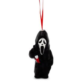 Surreal Entertainment 670711202620 Scream Ghostface 4-inch Shatterproof Decoupage Ornament Festive Christmas T