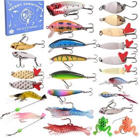 Ss-fac-001 Susin Fishing Advent Calendar For Adults 2025 24 Days Christmas Countdown Lu