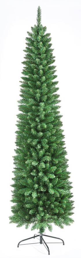 Sv-tr210-g Svnvioz 878 Tips Artificial Pencil Christmas Tree 7ft Pure Xmas Pine Trees With Meta