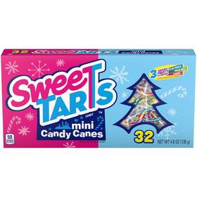 Sweetarts 041420047442 Mini Holiday Candy Canes Christmas Stocking Stuffers For Kids 4