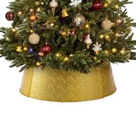Swt1 Sweetcrispy 26inch Metal Christmas Tree Collar 4-panel Base Cover For 7.5ft Artificial T