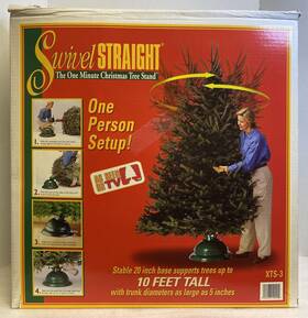 Swivel Straight 044038100004 The One Minute Christmas Tree Stand Holds Up To 10ft 100 Lb Trees