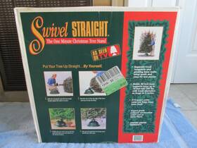 285-6046 Swivel Straight The One Minute Christmas Tree Stand With Box Up To 10ft 100lb Trees