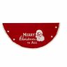 T1459 Christmas Fabric Santa Tree Skirt Spot Clean 086131282034