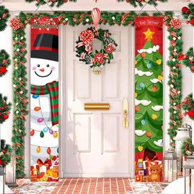 Banner240718 Tagberoy Christmas Decorations Outdoor Yard Front Porch Sign Set Big Snowman Christma