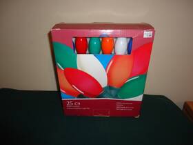 Target 028208129248 Nib Vintage Ceramic 25 C9 Light Set Indoor/outdoor Multi-color Christmas