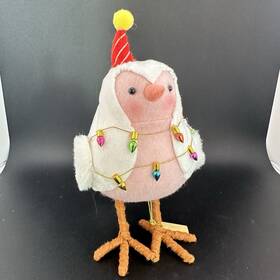 Target 042738036463 Wondershop 2023 Featherly Friends 6.5 Inch Christmas Bird Figurine Tinsel