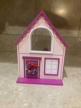 Target 042738040415 2024 Featherly Friends Holiday Christmas Pink Wood House Wondershop