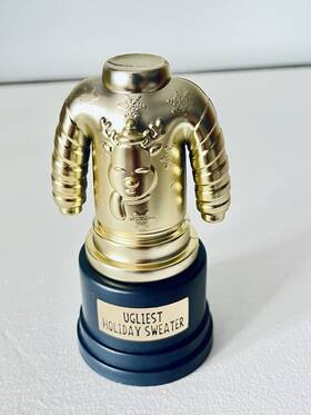 Target 194356298492 Bullseye Playground Christmas 2024 Ugliest Holiday Sweater Trophy