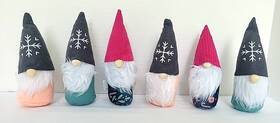 Target 195464449608 Christmas Stuffed Gnomes Lot Of 6 New Inch