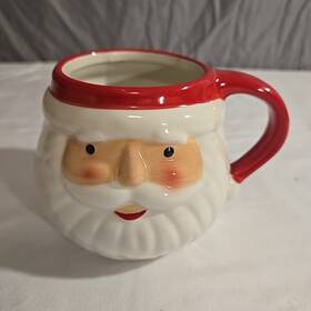 200-01-7680 Target Santa Claus Face Figural Mug 17oz Wondershop Christmas 2024