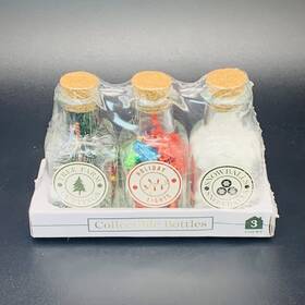 220576 Target 3 Count Bullseye Mini Collectible Bottles Christmas Decor 2022 - New