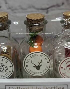 220577 Target 3 Count Bullseye Mini Collectible Bottles Christmas Decor 2022 - New